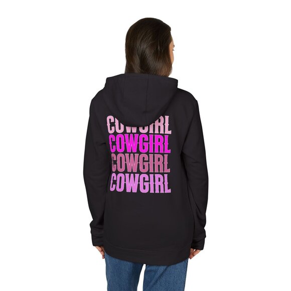 Trendy Cowgirl Fleece Hoodie for Casual Wear - Picture 4 of 5